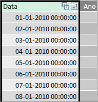 Coluna de data no Power Pivot