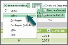 Soma Automática no PowerPivot