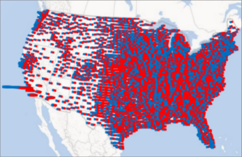 Gráfico de colunas no Power Map