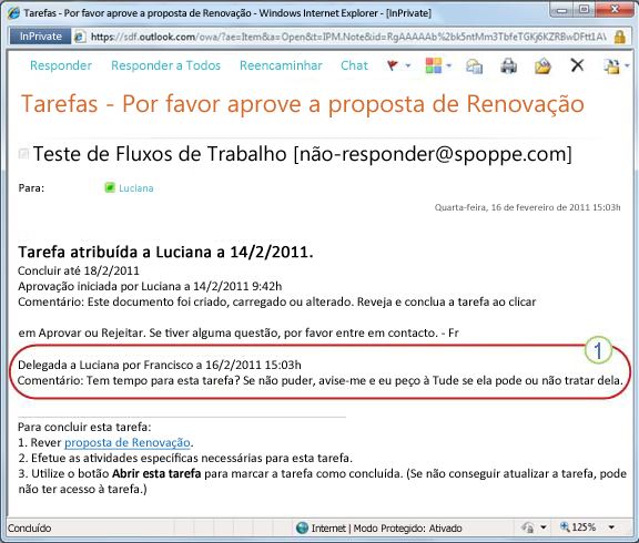 Notificação de tarefa reatribuída