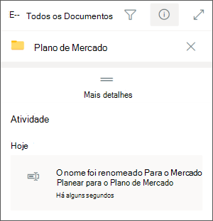 Teams Ent rename a sharePoint folder (Mudar o nome de uma pasta do SharePoint)