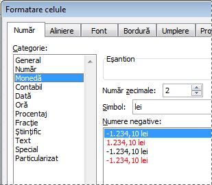 Format Cells dialog box