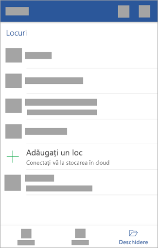Selectați Adăugați un loc