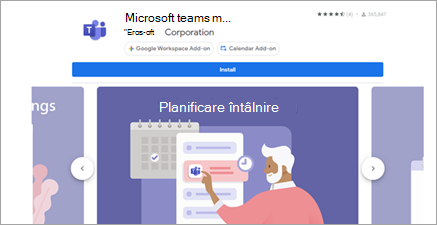 Selectați Microsoft Teams pentru G Suite