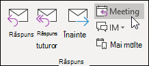 Răspundeți cu întâlnirea