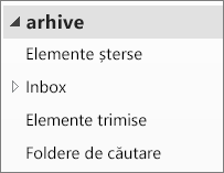 Extindeți fișierul arhivă în panoul de navigare pentru a vedea subfolderele de sub acesta.