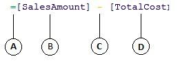 Formulă pentru coloana calculată