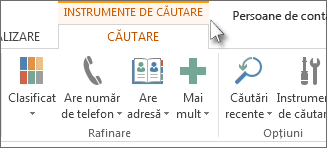 Fila Instrumente de căutare