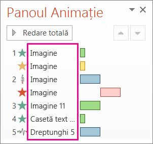 Nume de obiecte fără descriere