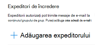 Puteți adăuga o adresă de e-mail în lista Expeditori de încredere.