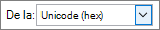 Tip de caracter Unicode