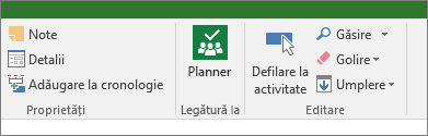 Imaginea butonului Planner de panglica Activitate