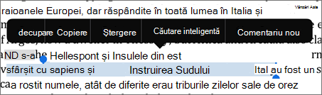 Selectați o expresie de căutat