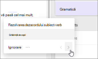 Treceți direct de la o problemă la următoarea în fișa de sugestii