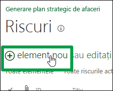 Element nou