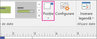 Fila Date, butonul Poziție