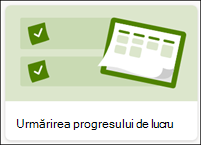 Monitorizarea listei de progres de lucru