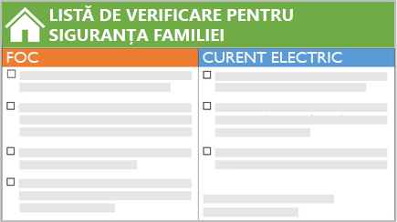 Imagine conceptuală cu o listă de verificare a securității