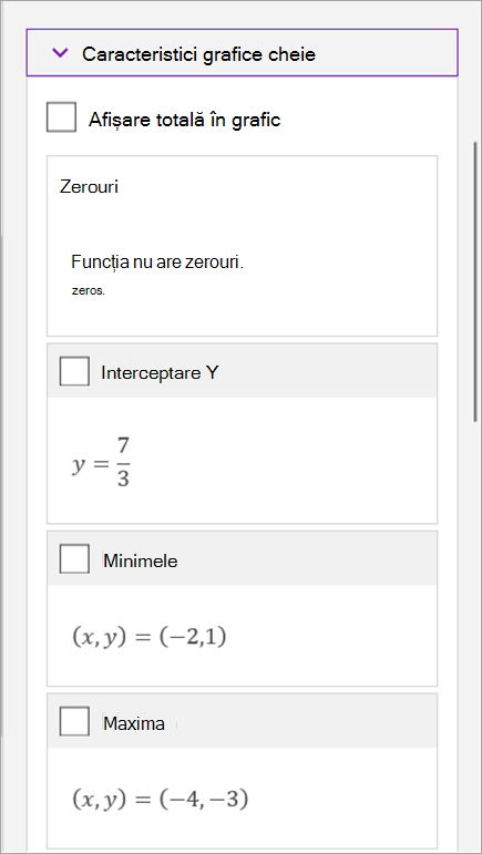 Scrierea unei ecuații matematice în OneNote pentru Windows 10