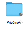 ikona stavu OneDrive pre Mac súboru na požiadanie