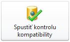 Tlačidlo Spustiť kontrolu kompatibility v zobrazení Backstage Accessu