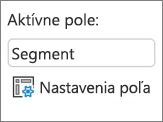 Pás s nástrojmi v programe Excel