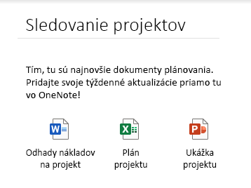 Vkladanie súborov na stranu vo OneNote pre Windows 10