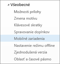 Všeobecné > Mobilné zariadenia