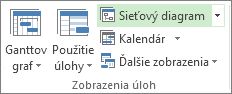 Obrázok tlačidla Sieťový diagram na karte Zobraziť.