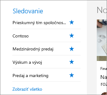 SharePoint Office 365 Sledovanie