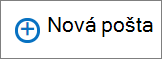 Snímka obrazovky zobrazujúca nový ovládací prvok pošty použitý na vytvorenie e-mailovej správy.