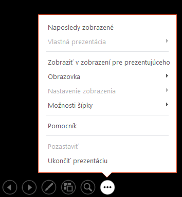 Ponuka zobrazenia pre prezentujúceho v PowerPointe