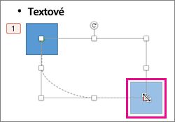 Drag the corner of the animation path to resize it