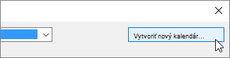 Vytvorenie nového kalendára