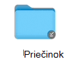 ikona stavu OneDrive pre Mac súboru na požiadanie