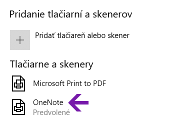 Ponuka na výber umiestnenia poznámkového bloku vo OneNote pre Windows 10