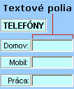 Ukážka textového poľa ako ovládacieho prvku ActiveX