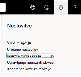 Na zaslonu je prikazano mesto ikone v zgornjem desnem kotu zgornjega podokna za krmarjenje.