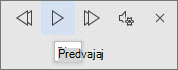 Izberite »Predvajaj«