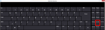 Zaslonska tipkovnica sistema Windows 10 s tipko Scroll Lock