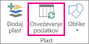 Gumb »Osveži podatke« na zavihku »Osnovno«