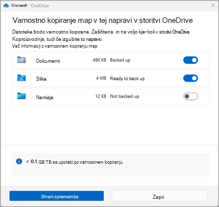 backup onedrive screenshot three version three