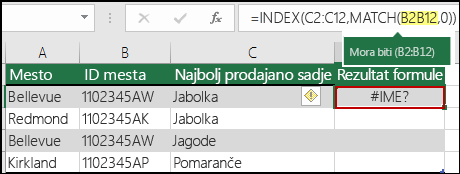 Napaka #IME? zaradi manjkajočega dvopičja v sklicu na obseg