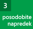 3. korak: posodobitev napredovanja