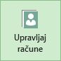 Slika gumba »Upravljanje računov«