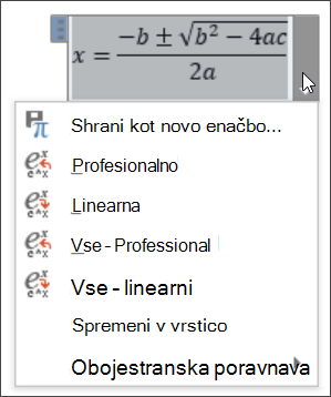 Enačba – vse linearno