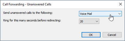 Call Forwarding Send Unanswered Calls