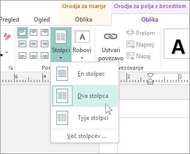 Create two column publication