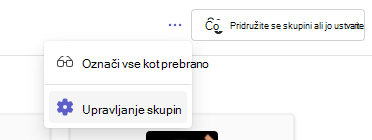 upravljanje ekip