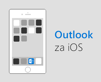 Kliknite da biste postavili Outlook za iOS